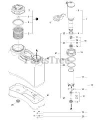 Shindaiwa SP 30 BPE - Shindaiwa Manual Sprayer, Backpack (SN: N08700001001 - NP8700999999)