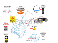 Columbia 21 XPL (31AM2T6D897) - Columbia 21" Snow Thrower (2017)