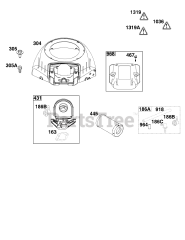 Briggs & Stratton 40N877-0045-G1 - Briggs & Stratton Vertical Engine