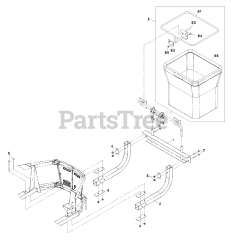 Exmark 109-9764 - Exmark Ultra Vac Bagger for Quest Mower (SN: 850000 - 919999) (2010)