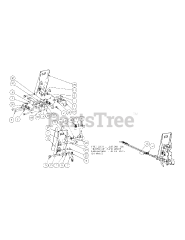 Cub Cadet S6031-KW (53AI8DU6050) - Cub Cadet 60" Tank S Zero-Turn Mower, 31hp Kawasaki Brake Pedal Assembly