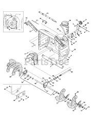 Autopartsland Carburetor Kit W/ Primer Bulb & Fuel Line For Cub Cadet 524SWE 2X 24 208cc Snow Blower