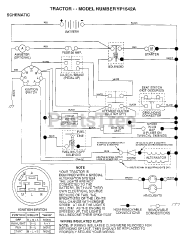 Electrolux/AYP YP 1542 A - Electrolux/AYP Lawn Tractor (1997) SCHEMATIC