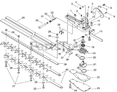 Echo HCAA-2402 (99922204357) - Echo Hedge Trimmer Attachment (SN: S56235001001 - S56235999999)