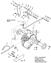 Simplicity 1692438 - Simplicity Landlord Garden Tractor, 16hp Transmission Group - Gear