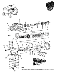 AGCO 410 S (1600299) - AGCO Lawn Tractor, 10hp Hydrostatic Pump &amp; Valve Group (1506I13)