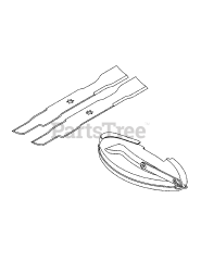 Cub Cadet 19A70002 (19A70002000) - Cub Cadet 42" Deck Mulch Kit att2 General Assembly