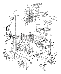 Yard-Man 247D585C401 - Yard-Man Log Splitter (1997) General Assembly