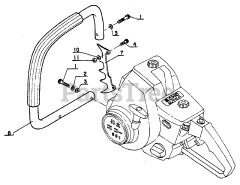 Echo CS-60 S - Echo Chainsaw (SN: 059501 - 999999) Left Handle