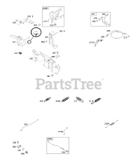 Briggs & Stratton 380447-0079-E2 - Briggs & Stratton Horizontal Engine Controls, Governor Spring