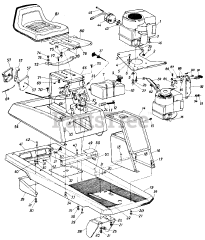 MTD 137-501-120 - MTD Lawn Tractor (1987) (K-Mart)