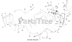 Exmark VT691KA524 - Exmark 52" Vantage Stand-On Mower, Kawasaki FS691V (SN: 312000000 - 312999999) (2012) Electrical Assembly