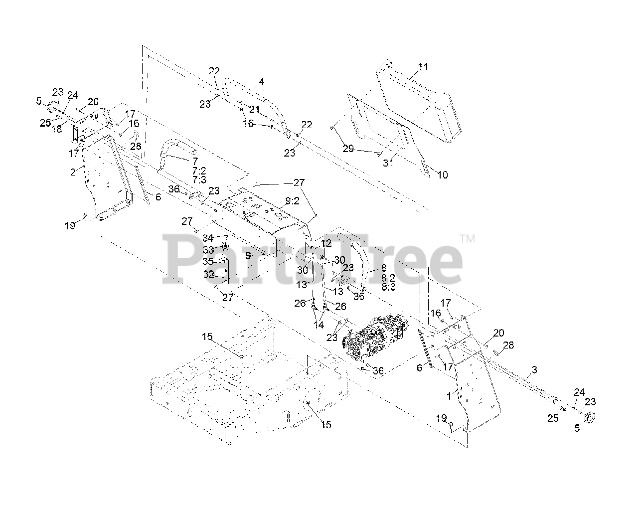 Exmark ZS5260XL Exmark ZSpray ZMax Standon Sprayer, 7 GPM Pump (SN 404314159 406294344