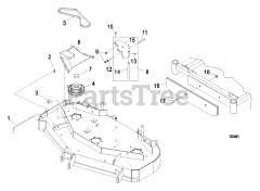 Exmark LCTUV - Exmark Ultra Vac Bagger for Lazer Z CT Mower (SN: 600000 - 669999) (2006)