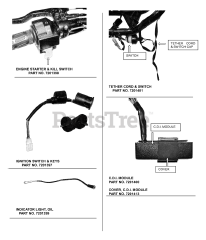 Murray S-1544 - Murray 90cc ATV (2002) Electrical (part 1)
