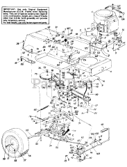 MTD 13685-9 - MTD Lawn Tractor (1989)