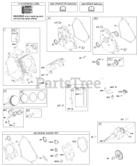 Briggs & Stratton 128337-0050-E1 - Briggs & Stratton Horizontal Engine