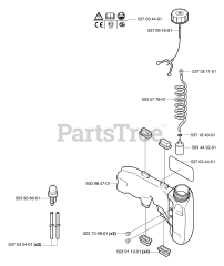 Husqvarna 326 HS 75 X - Husqvarna Hedge Trimmer (2002-01) Fuel Tank