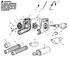 Paramount CB 120 - Paramount Blower, Cordless BLOWER ASSEMBLY