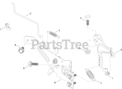 Toro 77285 (2000) - Toro 60" Z Master Zero-Turn Mower (SN: 418100000 - 999999999) Governor Control Assembly