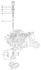 Toro 105-1383 - Toro Hydrostatic Transaxle Replacement Kit Cylinder Block Assembly