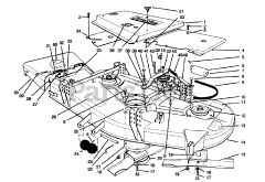 Toro 30152 - Toro 52" Side-Discharge Mower Deck (SN: 059000001 - 059999999) (1995) Cutting Unit Assembly