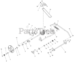 Ariens 911181 (LMSP) - Ariens Razor 21" Self-Propelled Walk-Behind Mower (SN: 000101 - 020742) Transmission (911175, 179, 181) and Height of Cut