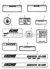 Echo EG-4300 E - Echo Generator