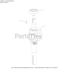 Kohler HD775-3003 - Kohler HD Series Engine, Basic Version, 7.75 ft-lbs, 173cc 01 CrankShaft