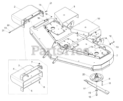 Ferris 4500/72 (5900722) - Ferris 72" Side-Discharge Mower Deck