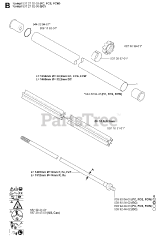 Jonsered BC 2145 - Jonsered Brushcutter (2006-01) SHAFT