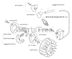 Husqvarna 326 EX - Husqvarna Handheld Edger, E-TECH 2 (2001-03) Ignition / Flywheel / Clutch