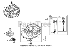 Toro 20817 - Toro 48cm Recycler Walk-Behind Mower (SN: 240000001 - 240999999) (2004) Crankcase Assembly Briggs and Stratton 12H802-1720-B1