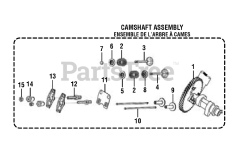 PowerStroke PS 9C3501 A - PowerStroke 3500 Watt Generator General Assembly (CAMSHAFT ASSEMBLY)