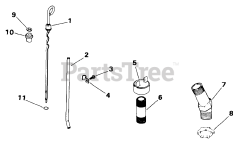 Kohler M18-24558 - Kohler Magnum Engine, Made for Aetco, 18hp, 13.4kW Dipstick (TP-2233-C)