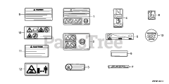 Honda GX240 U1 WKT4 (GCAKK) - Honda Engine, Made in Japan (SN: GCAKK-1000001 - GCAKK-9999999) OTHER PARTS (2)