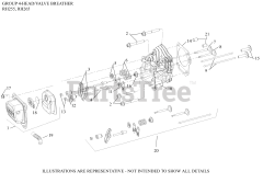 Kohler RH255-0001 - Kohler RH Series Engine, Basic Version, 5.5hp, 4.2kW 04 CylinderHead/Breather