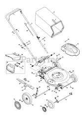 Huskee 11A-B2J1731 - Huskee Walk-Behind Mower (2013)