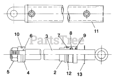 Cub Cadet 416 (590-416-100) - Cub Cadet Loader Lift Cylinder