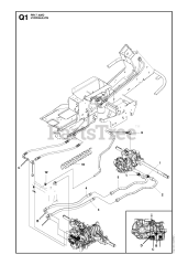 Husqvarna PR 17 AWD (966772701) - Husqvarna Swedish Riding Mower (2012-02) HYDRAULICS 2