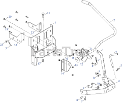 Cub Cadet 19A40041 (19A40041100) - Cub Cadet XT3 Sleeve Hitch Kit (2016) Replacement Parts