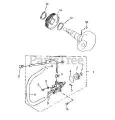 Murray S-1543 - Murray 50cc ATV (2002) Oil Pump Assembly