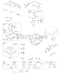 Briggs & Stratton 20H132-0110-B1 - Briggs & Stratton Horizontal Engine Controls, Fuel Supply, Governor Spring