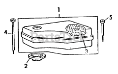 Cub Cadet 81 (0350003U) - Cub Cadet Lawn Tractor Air Cleaner