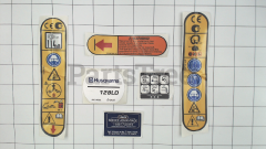 Poulan 545003321 Kit Decal