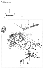 Husqvarna 236 e - Husqvarna Chainsaw CHAIN BRAKE