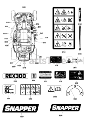Snapper REX 300-CE (2691348-00) - Snapper 33"/84cm Rear-Engine Riding Mower