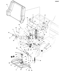 Ferris SRS Z1 (5901944) - Ferris SRS Z1 Series 48" Stand-On Mower, 22hp Kawasaki, Rear-Discharge Operator Compartment Group S/N 2017954955 &amp; Below