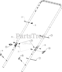 MTD 12AKD3KH095 - MTD Pro Walk-Behind Mower (2016) Handle Hardware