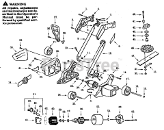 Weed Eater E 75 - Weed Eater Edger, Electric EDGER/BRUSHCUTTER ASSEMBLY